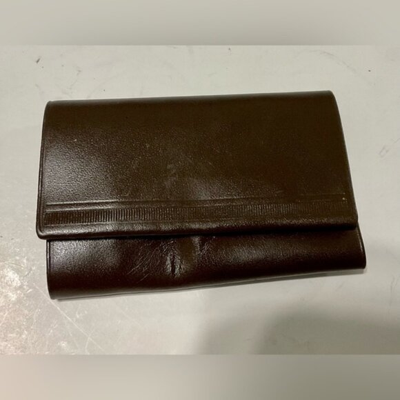 Vintage AMITY key case holds 6 brown cowhide - Picture 4 of 9